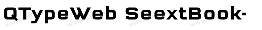 QTypeWeb SeextBook字体转换